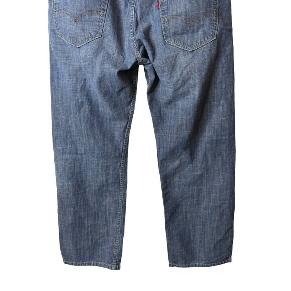 Levis 569 Jeans Mens 36x30 Casual Loose Fit Straight Blue Relaxed - Picture 6 of 13